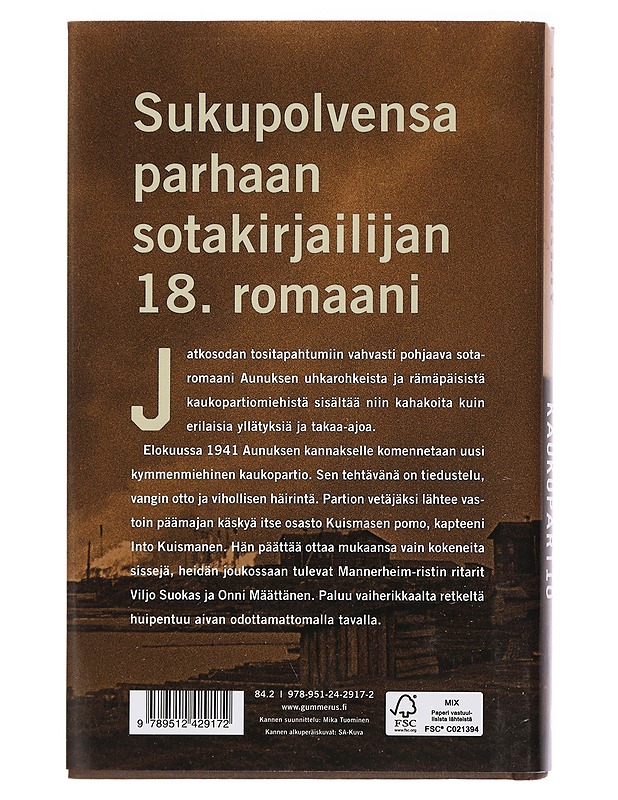 Aunuksen kaukopartio - Sirén, Esa - Romaanit ja novellit - 10105435484 - 1