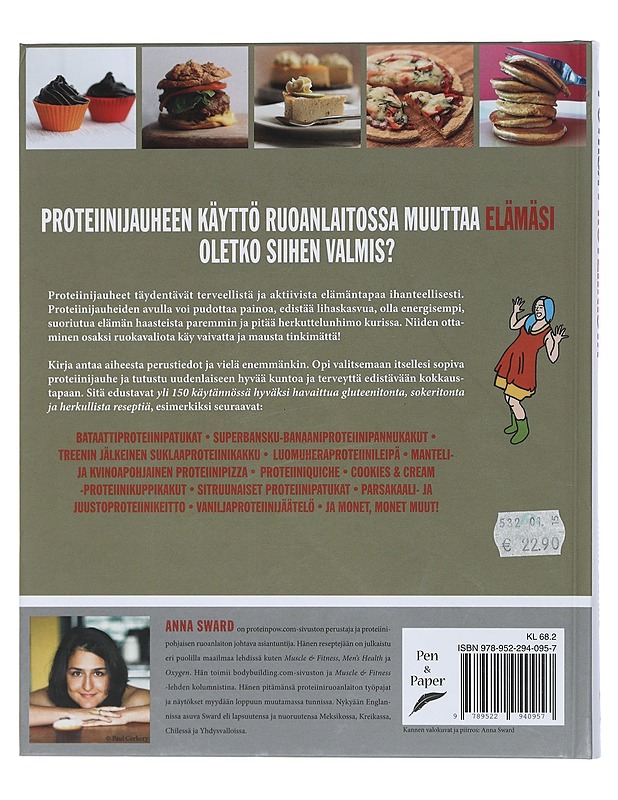Potkua proteiinista : suuri proteiinikeittokirja : ajattele pirtelöä pidemmälle - Sward, Anna - Ruokakirjat - 10105435494 - 1