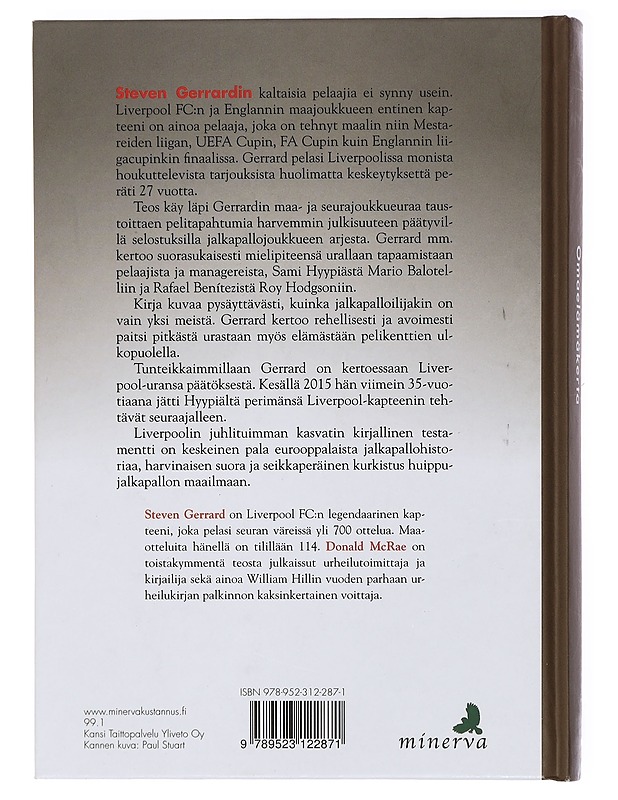 Liverpool-ikoni : omaelämäkerta - Gerrard, Steven - Elämäkerrat ja muistelmat - 10105435504 - 1