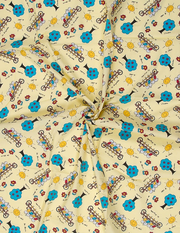 Puuvillakangas, 150x200 cm - Kankaat - 10105435512 - 1