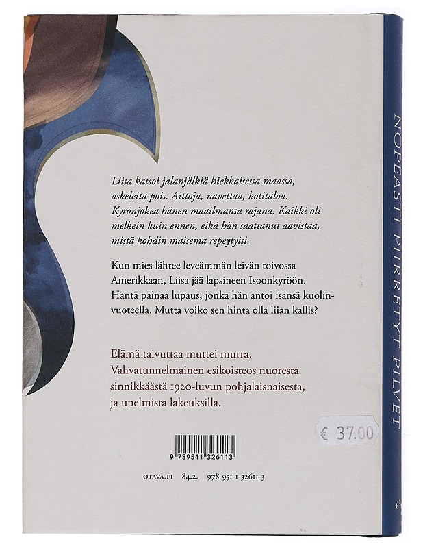 Nopeasti piirretyt pilvet - Paula Nivukoski - Romaanit ja novellit - 10105435509 - 1