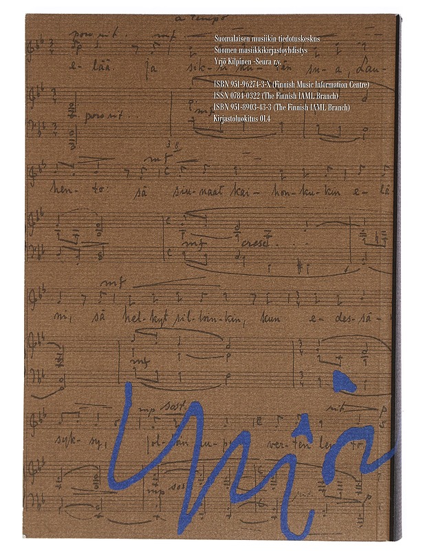 Sävellykset- kompositioner-kompositionen-compositions - Yrjö Kilpinen - Tietokirjat - 10105435532 - 1