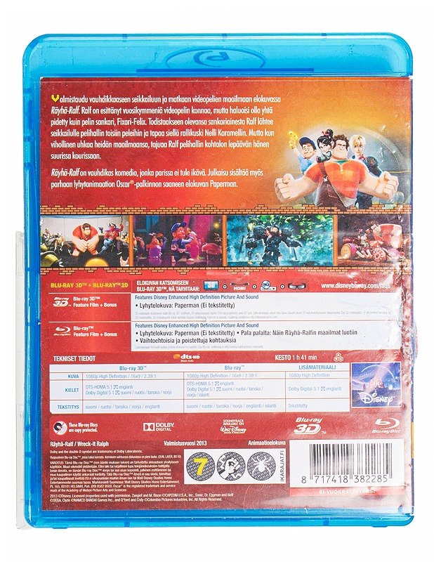 Räyhä-Ralf - Blu-Ray - Blu-ray-levyt - 10105435536 - 1