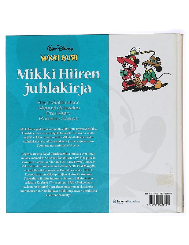 Mikki Hiiren juhlakirja - Gottfredson, Floyd - Sarjakuvat - 10105435544 - 1