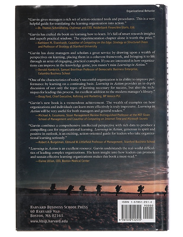 Learning in action : a guide to putting the learning organization to work - David A. Garvin - Tietokirjat ja oppaat - 10105435561 - 1