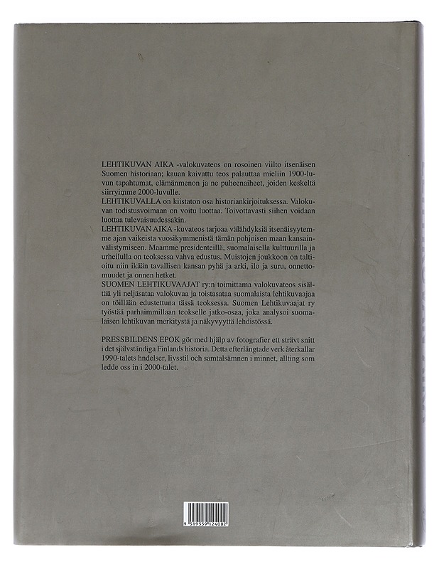 Lehtikuvan aika - Suomen Lehtikuvaajat ry - Historiakirjat - 10105435570 - 1