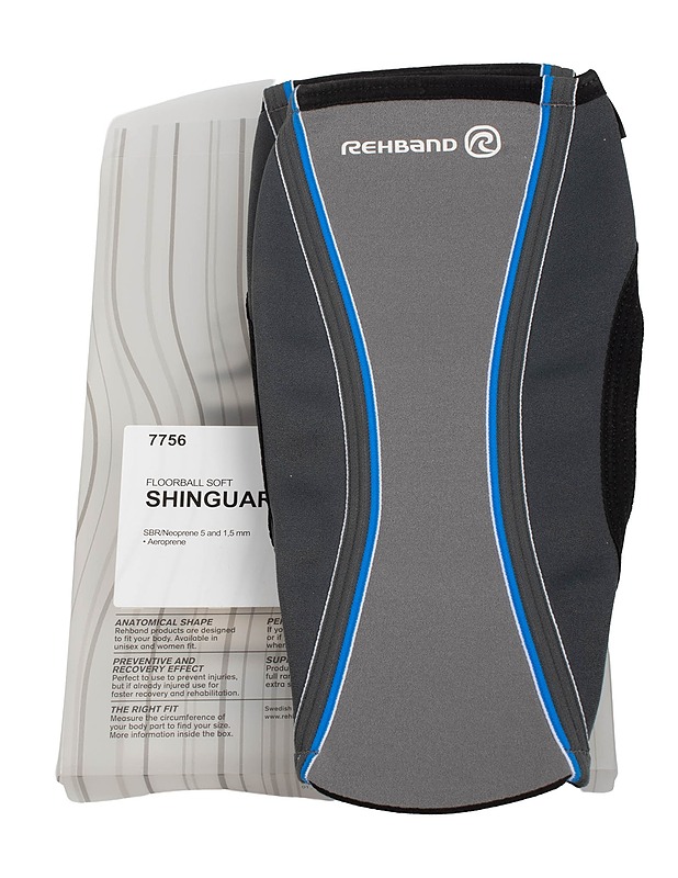 REHBAND Floorball Soft säärisuojat, M - Muut urheiluvälineet ja vapaa-aika - 10105435584 - 1