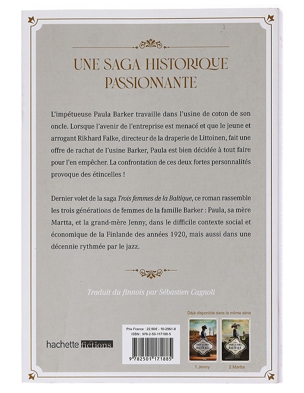 Trois femmes de la Baltique 3 : Paula - Antell, Ann-Christin - Romaanit ja novellit - 10105435611 - 1