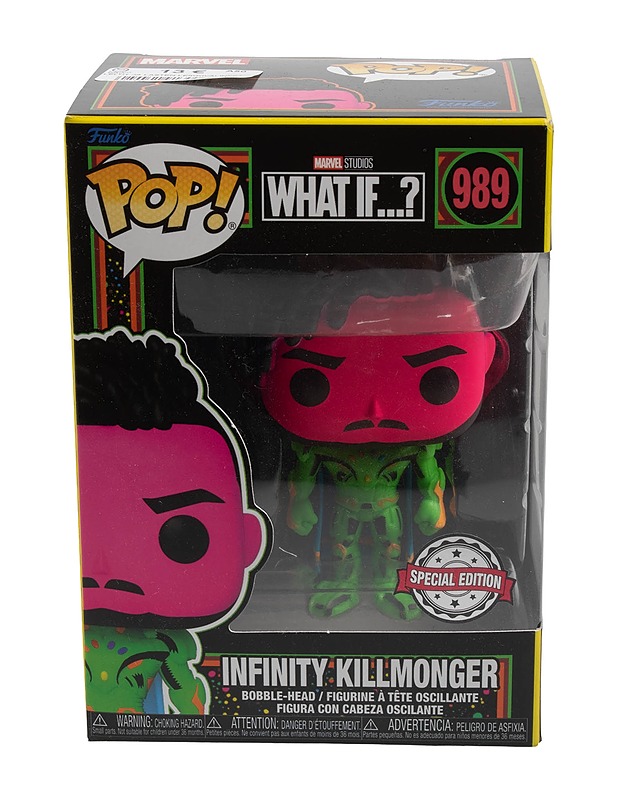 FUNKO POP Bobble-Head What if...? Infinity Killmonger figuuri - Lasten lelut - 10105435669 - 0