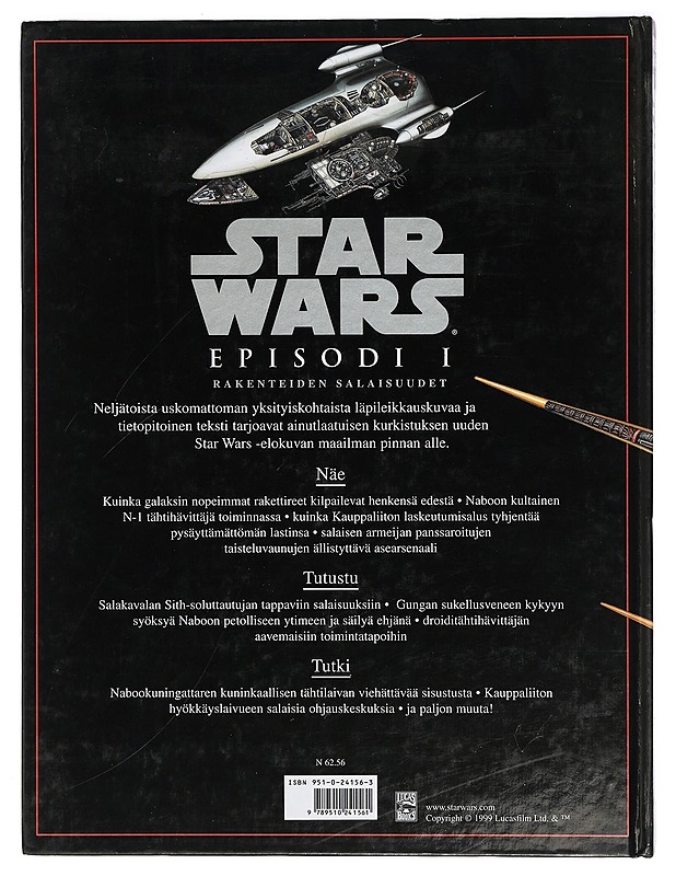 Star Wars Episodi I: Rakenteiden salaisuudet - Reynolds, David West - Fantasia- ja scifi - 10105435749 - 1