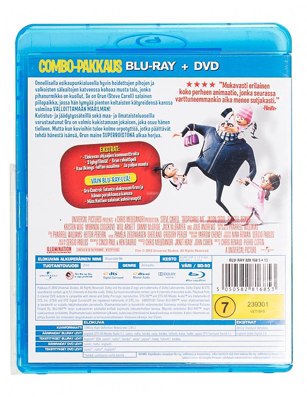 Itse Ilkimys - Blu-Ray + DVD - DVD-elokuvat - 10105435758 - 1
