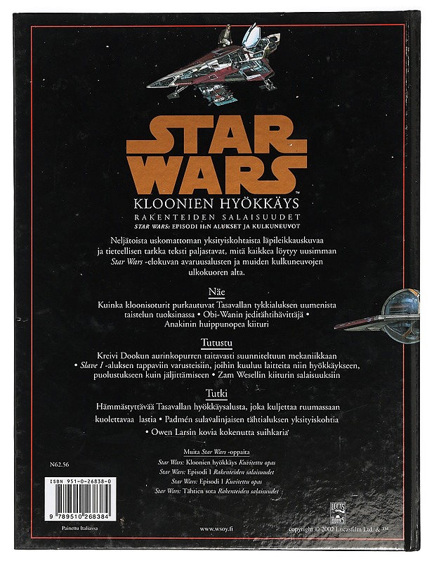 Star Wars Kloonien hyökkäys : Rakenteiden salaisuudet - Saxton, Curtis - Fantasia- ja scifi - 10105435763 - 1