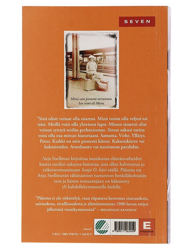 Pääoma : romaani, requiem - Anja Snellman - Romaanit ja novellit - 10105435783 - 1