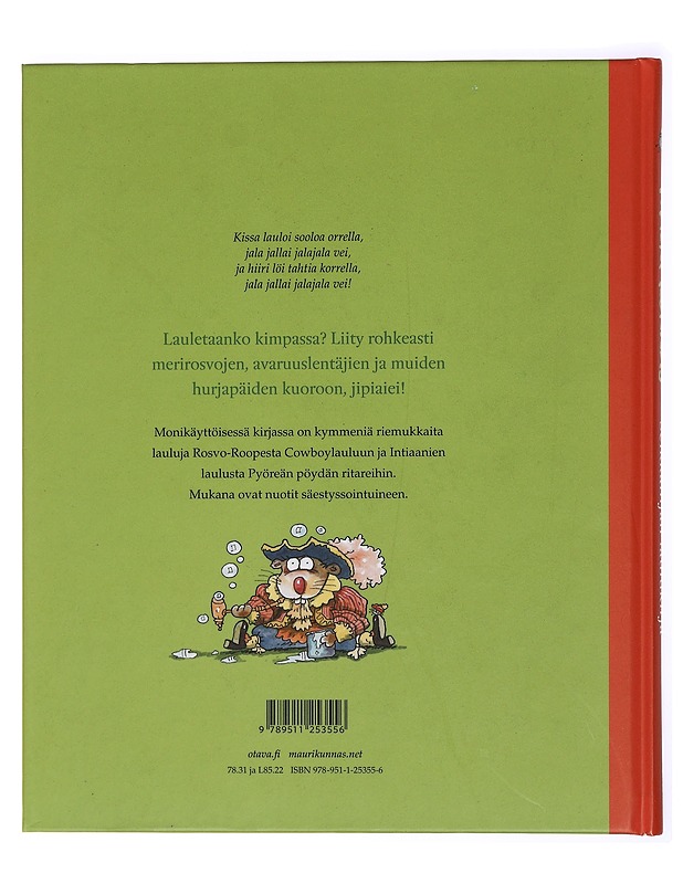 Seikkailijan laulukirja - Kunnas, Mauri - Lastenkirjat - 10105435792 - 1