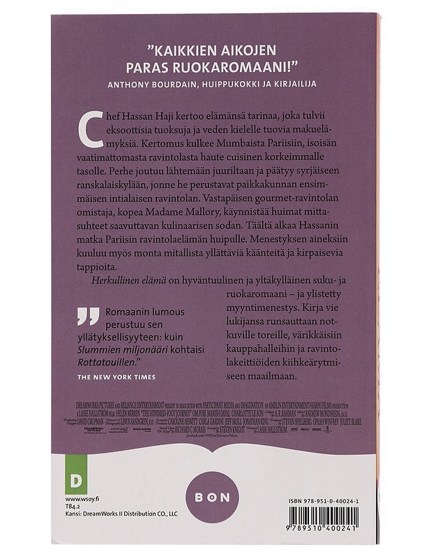 Herkullinen elämä - Morais, Richard C. - Romaanit ja novellit - 10105435798 - 1