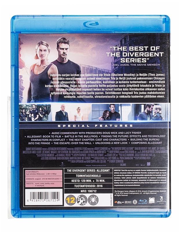 Uskollinen - Blu-Ray - Blu-ray-levyt - 10105435799 - 1