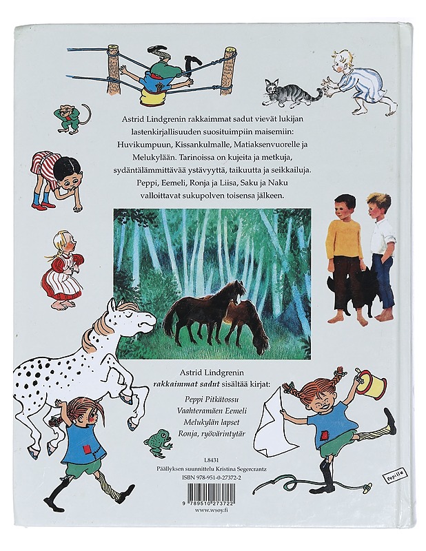 Astrid Lindgrenin rakkaimmat sadut - Lindgren, Astrid - Lastenkirjat - 10105435802 - 1