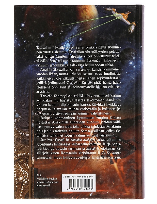 Kloonien hyökkäys - Salvatore, R. A. - Fantasia- ja scifi - 10105435814 - 1