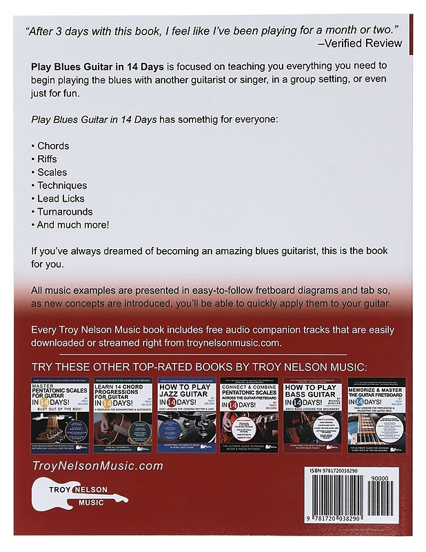 Play Blues Guitar in 14 Days - Nelson, Troy - Tietokirjat ja oppaat - 10105435892 - 1