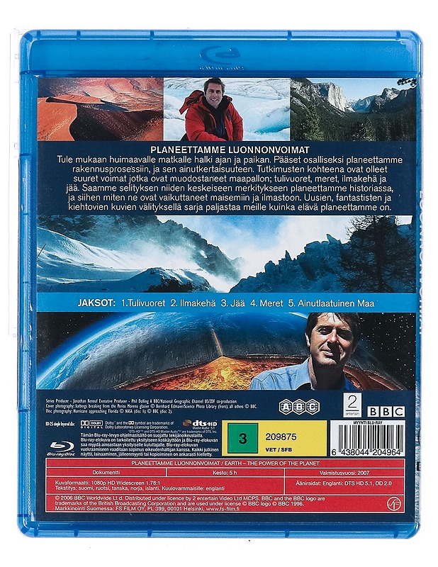 Planeettamme luonnonvoimat - Blu-ray - Blu-ray-levyt - 10105435901 - 1