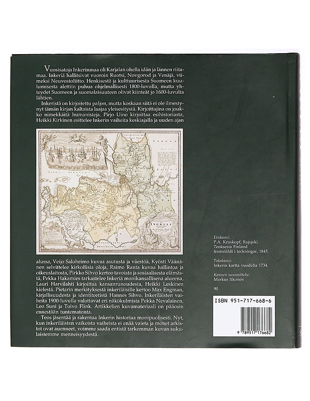 Inkeri : historia, kansa, kulttuuri - Nevalainen, Pekka - Historiakirjat - 10105435910 - 1