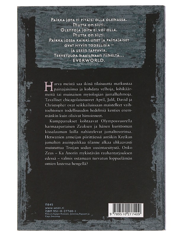 Ongelmia Olympoksella - Applegate, K.A. - Fantasia- ja scifi - 10105435923 - 1