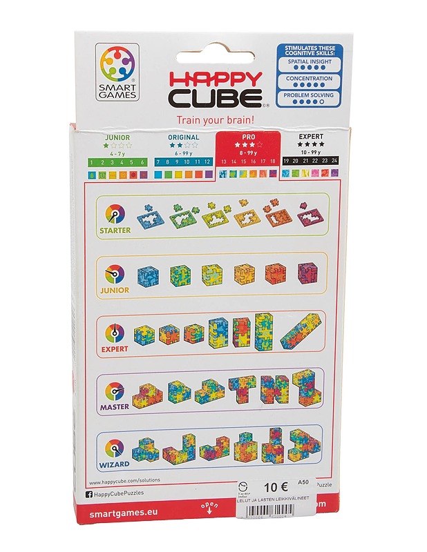 SMART GAMES Happy Cube Pro pulmapeli - Lasten pelit ja lelut - 10105435929 - 1
