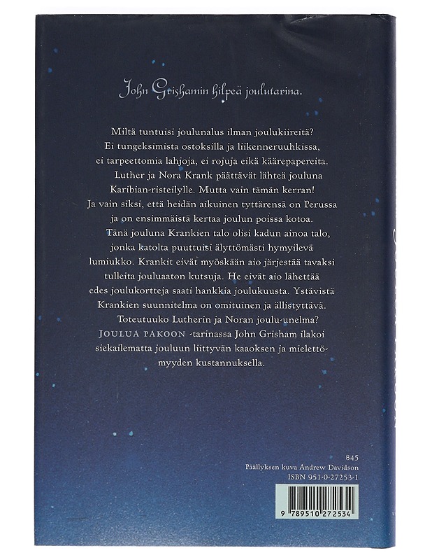 Joulua pakoon - Grisham, John - Joulukirjat - 10105436004 - 1