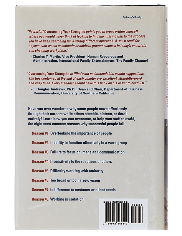 Overcoming Your Strengths - Lois P. Frankel Ph.D - Tietokirjat ja oppaat - 10105436007 - 1