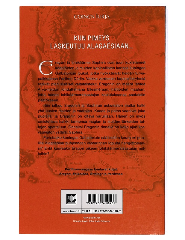 Esikoinen - Paolini, Christopher - Fantasia- ja scifi - 10105436034 - 1