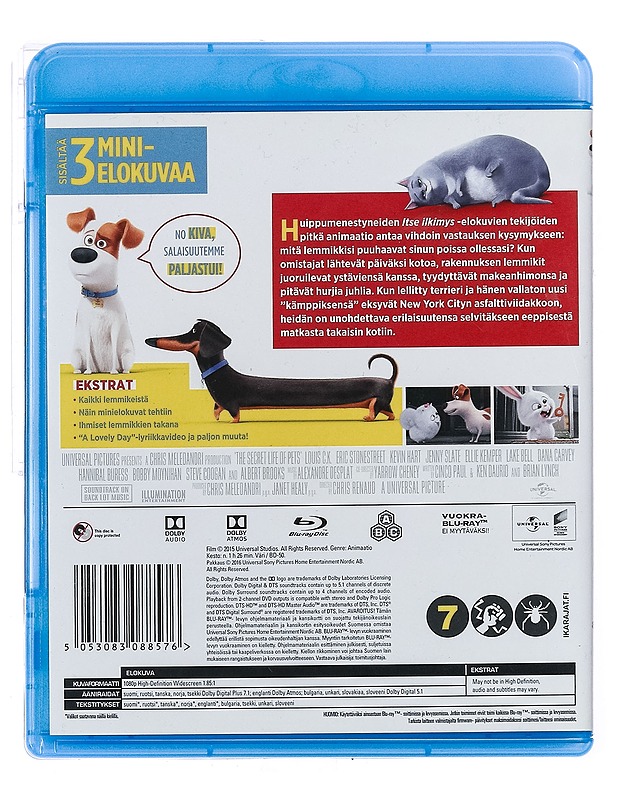 Lemmikkien Salainen Elämä - Blu-Ray - Blu-ray-levyt - 10105436040 - 1