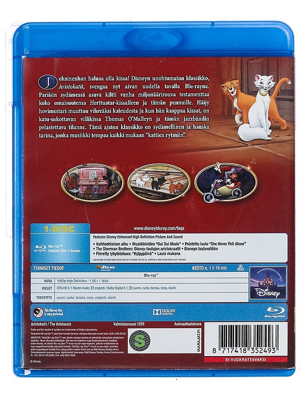 Aristokatit - Blu-Ray - Blu-ray-levyt - 10105436080 - 1