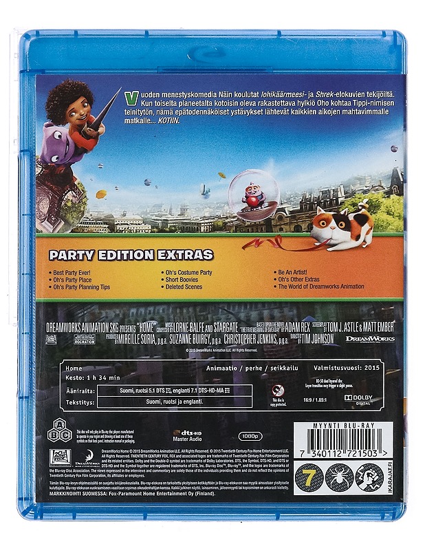 Vihdoin Kotona - Blu-Ray - Blu-ray-levyt - 10105436086 - 1