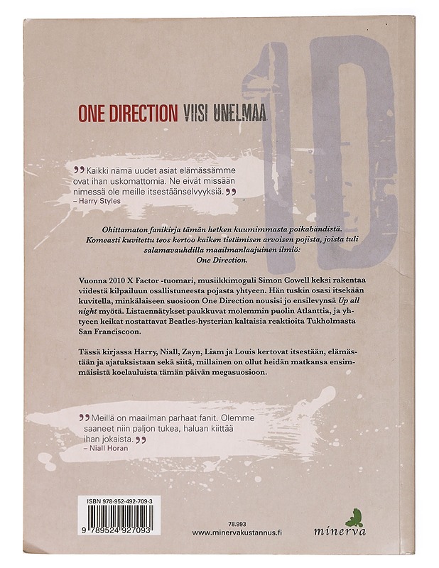 One Direction : viisi unelmaa - O'Shea, Mick - Musiikki- ja elokuvakirjat - 10105436085 - 1