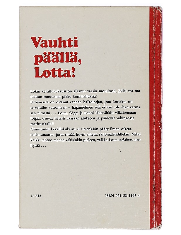 Vauhti päällä, Lotta! - Vik, Merri - Nuorten kirjat - 10105436118 - 1