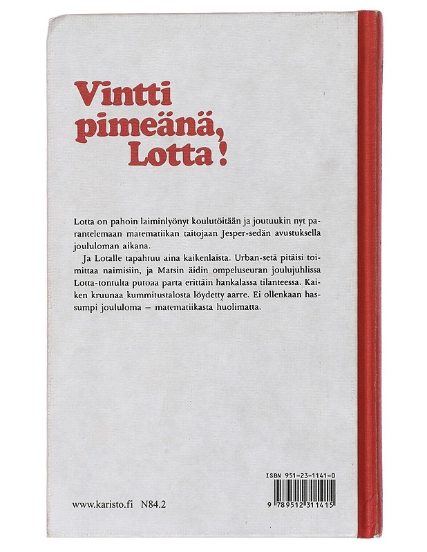 Vintti pimeänä, Lotta! - Vik, Merri - Nuorten kirjat - 10105436122 - 1