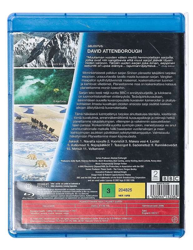 Planeettamme Maa - Blu-Ray - Blu-ray-levyt - 10105436131 - 1