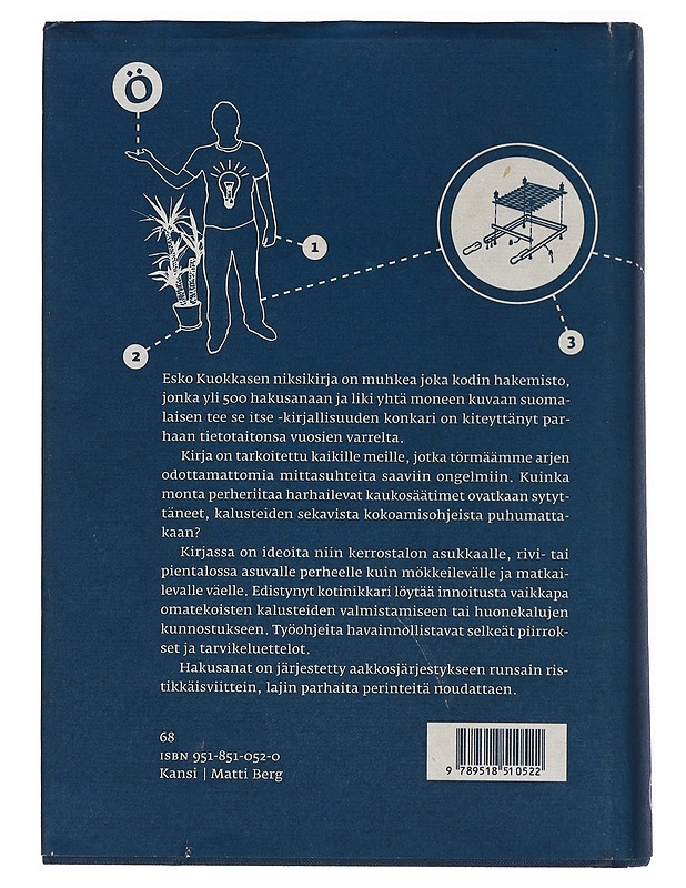 Aaltopahvista ötökkäoveen : jokakodin selviytymisopas - Kuokkanen, Esko - Tietokirjat ja oppaat - 10105436172 - 1