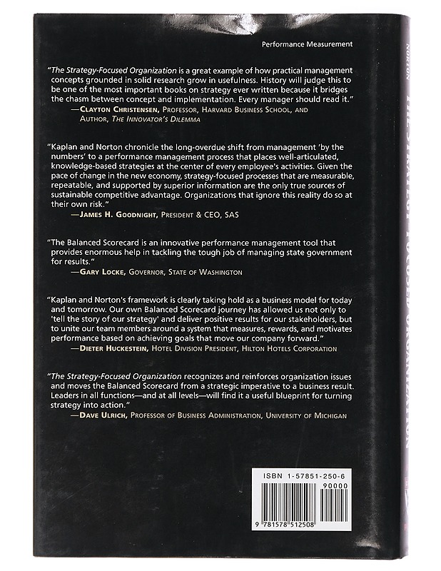 The strategy-focused organization : how balanced scorecard companies thrive in the new business environment - Kaplan, Robert S. - Tietokirjat ja oppaat - 10105436183 - 1