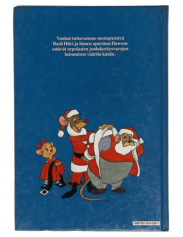 Mestarietsivä Basil Hiiri pelastaa joulun - Ahvonen, Sari-Anne - Lastenkirjat - 10105436202 - 1