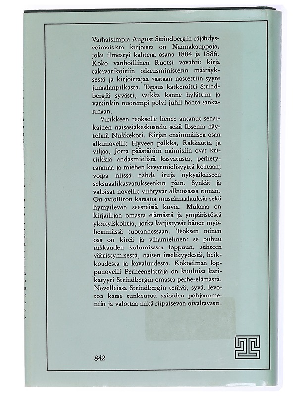 Naimakauppoja : avioliittotarinoita - Strindberg, August - Romaanit ja novellit - 10105436250 - 1