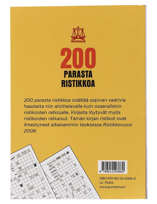 200 parasta ristikkoa - Wirén, Veijo - Tietokirjat ja oppaat - 10105436264 - 1