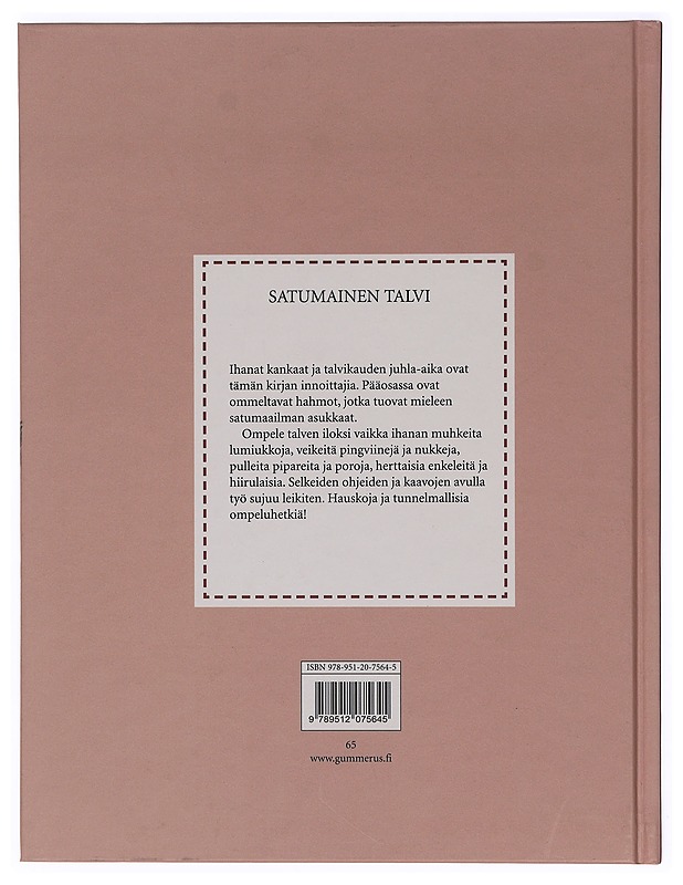 Satumainen talvi : ompelua ja askartelua - Finnanger, Tone - Joulukirjat - 10105436265 - 1