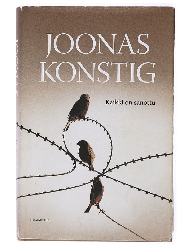 Kaikki on sanottu - Joonas Konstig - Romaanit ja novellit - 10105436277 - 0