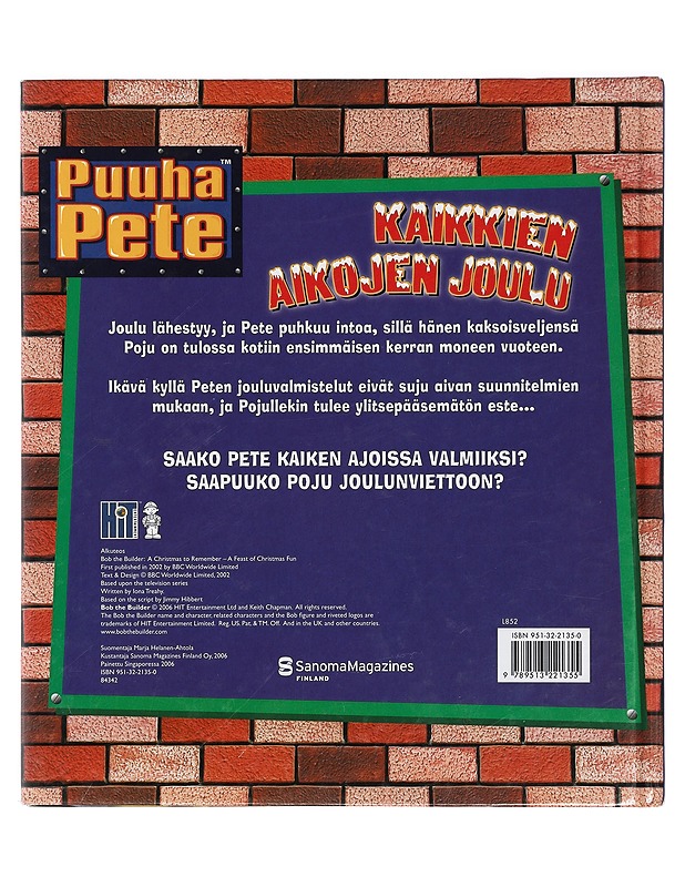 Puuha-Pete - Kaikkien aikojen joulu - Iona, Treahy - Lastenkirjat - 10105436296 - 1