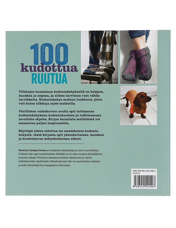 100 kudottua ruutua - Campos Correa, Florencia - Harrastekirjat - 10105436308 - 1