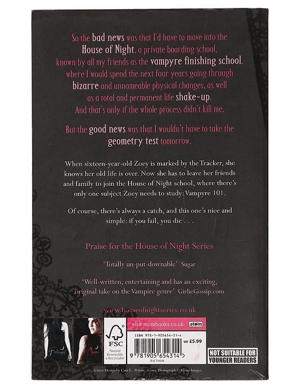 Marked : a house of night novel - Kristin Cast K-18 - Romaanit ja novellit - 10105436319 - 1