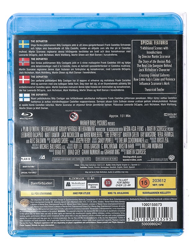 The Departed - Blu-Ray - Blu-ray-levyt - 10105436408 - 1