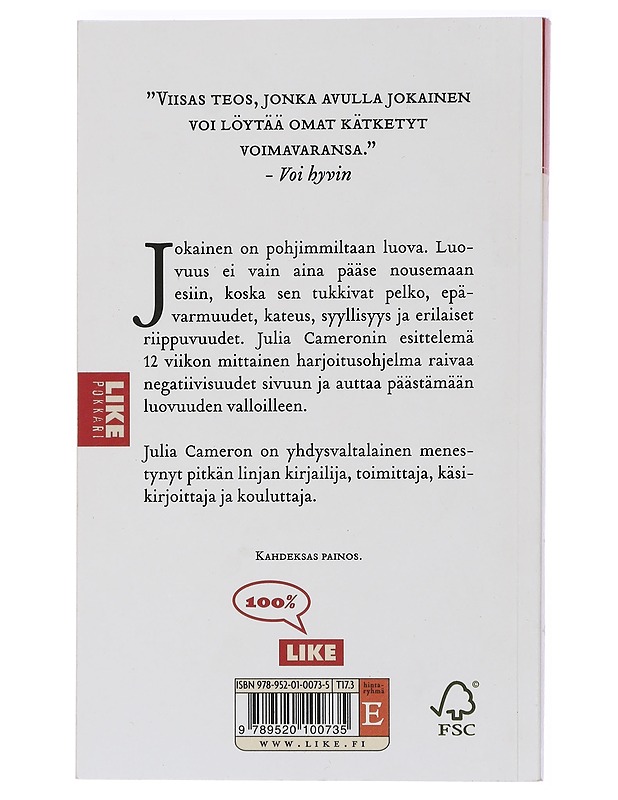 Tie luovuuteen : henkinen polku syvempään luovuuteen - Cameron, Julia - Tietokirjat ja oppaat - 10105436418 - 1