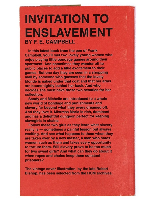 Invitation to Enslavement - F. E. Campbell K-18 - Harrastekirjat - 10105436431 - 1